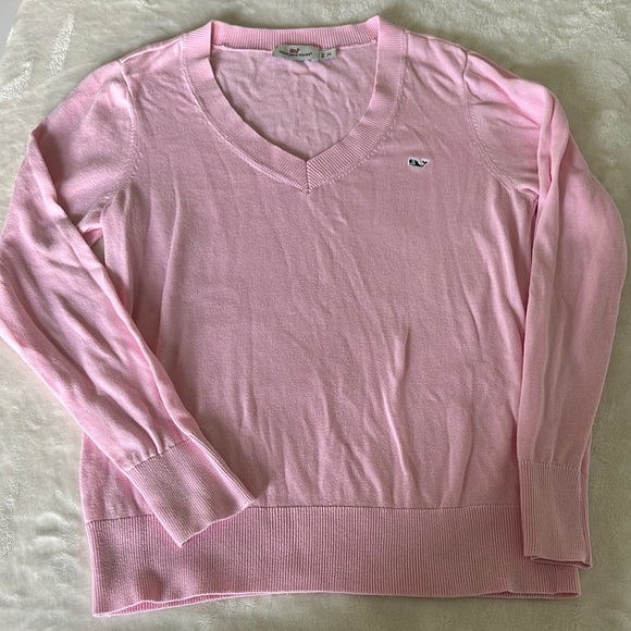Vineyard Vines Sweaters - Vineyard Vines Pink V-Neck Sweater